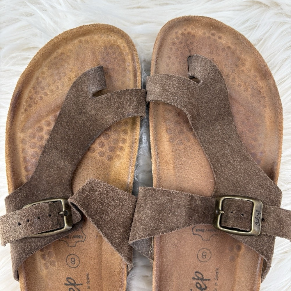 Biostep Cork Footbed Sandals Suede Strap‎ Adjustable Buckle Size 8 - Picture 4 of 7
